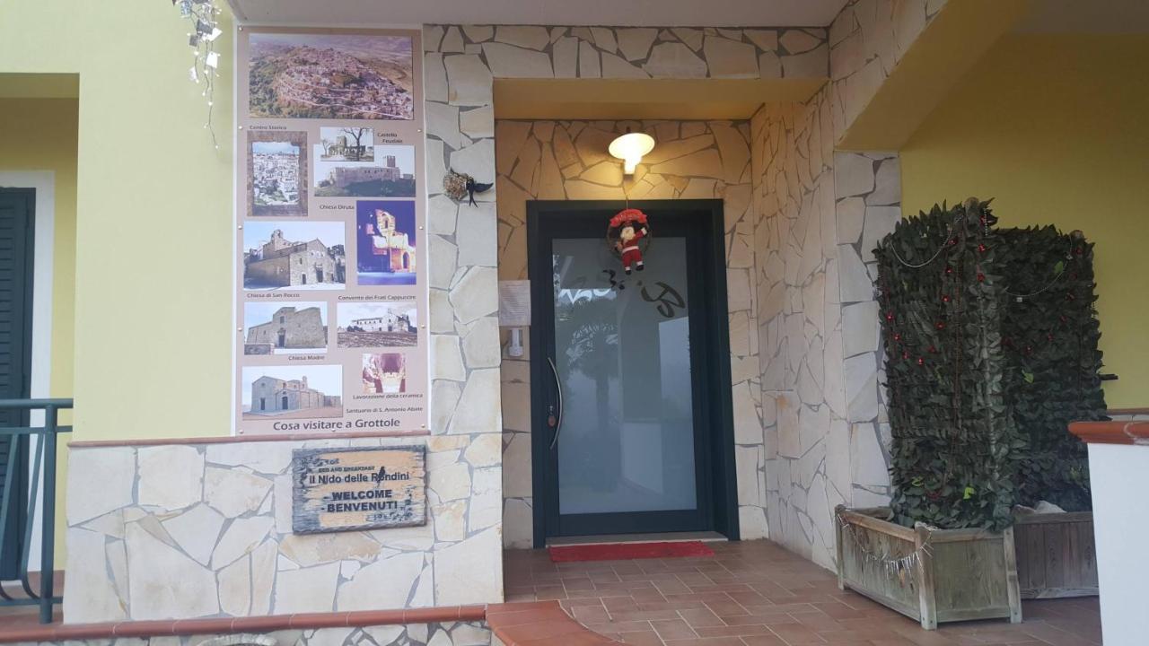 Il Nido Delle Rondini Bed & Breakfast Grottole Eksteriør bilde